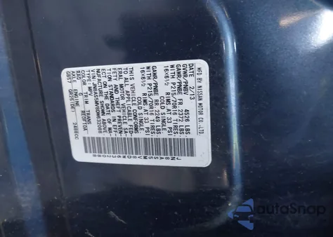 2013 Nissan Rogue S z USA, uszkodzony, nr VIN JN8AS5MV8DW632088